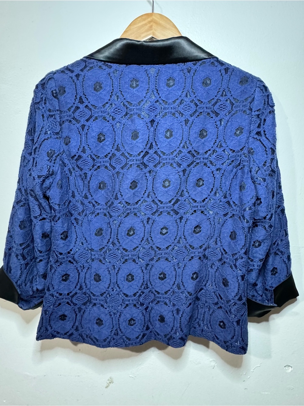 Chico's Charcoal Gray Open-Front Jacket size 1 - Picture 5 of 12